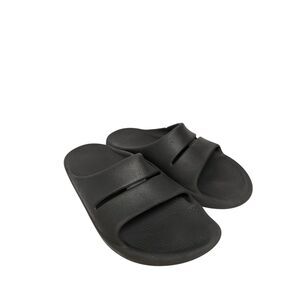 OOfos OOahh black slide comfort foam sandal mens 8 womens 10